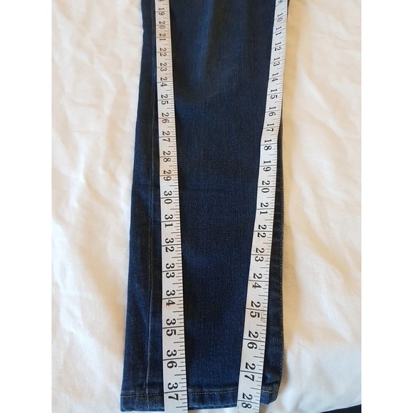 Chaps Womens Jeans Denim Size 12 Blue Mid Rise Mid Waist Slim Stretch Mid Wash - Picture 12 of 12